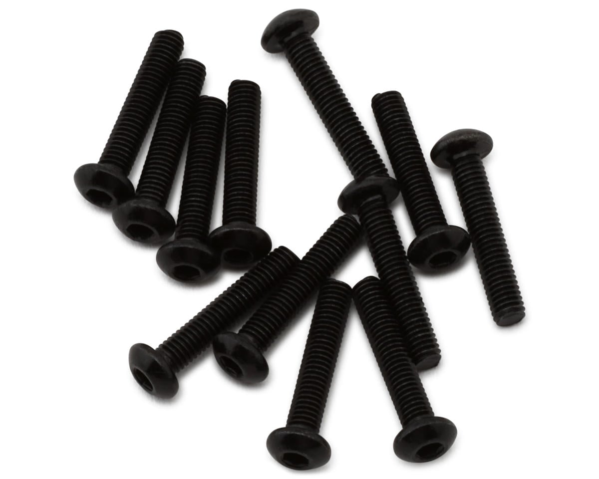 MJX HYPER GO Machined Button Head Hex Screws (12) (3x16mm)