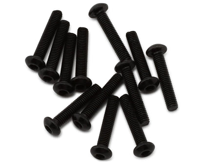 MJX HYPER GO Machined Button Head Hex Screws (12) (3x16mm)