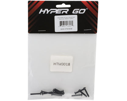MJX HYPER GO Machined Button Head Hex Screws (12) (3x18mm)