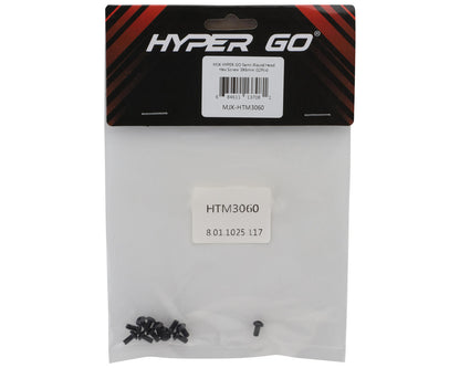 MJX HYPER GO Machined Button Head Hex Screws (12) (3x6mm)