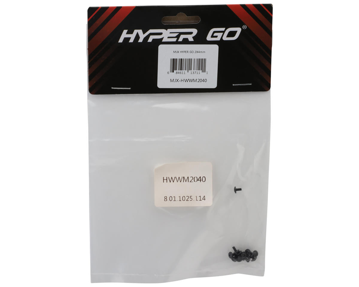 MJX HYPER GO 2x4mm Flanged Button Head Screws (12)