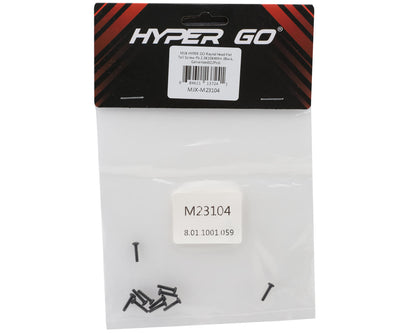 MJX HYPER GO 2.3x10x4mm Self Tapping Button Head Screws (12)