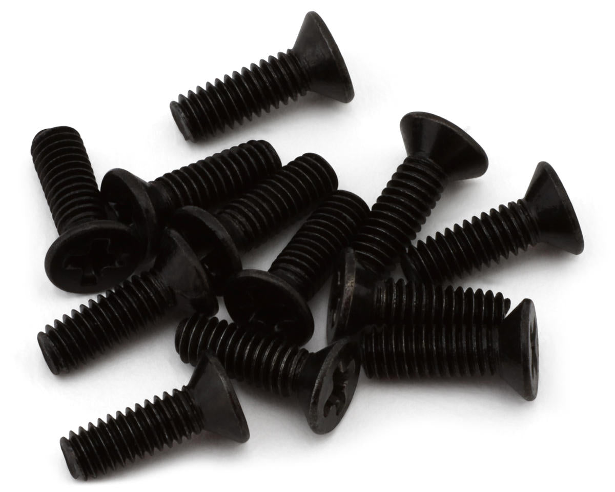 MJX HYPER GO 2.5x8x4.5mm Galvanized Flat Head Philips Screw (12)