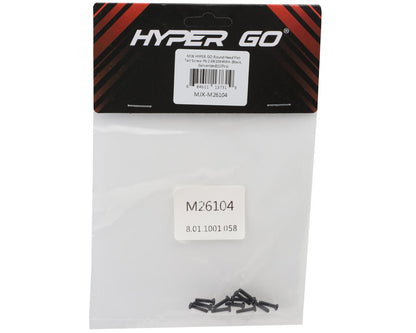 MJX HYPER GO 2.6x10mm Galvanized Button Head Self-Tapping Philips Screw (12)