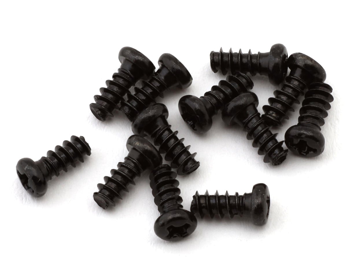 MJX HYPER GO 2.6x6mm Galvanized Button Head Self-Tapping Philips Screw (12)