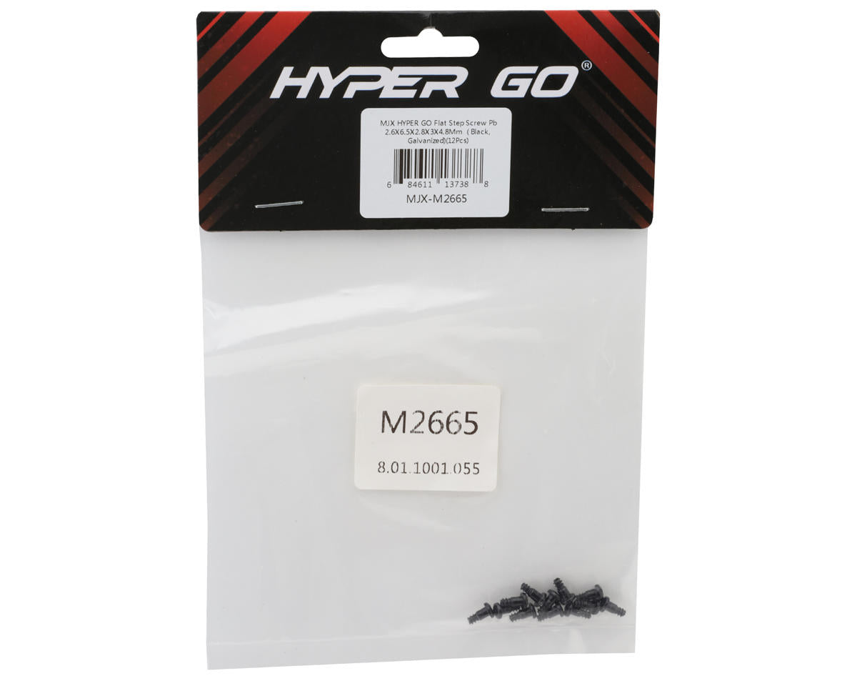 MJX HYPER GO 2.6x6.5mm Button Head Self-Tapping Philips Shoulder Screw (12)