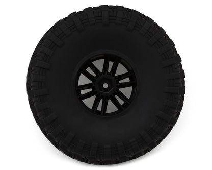 MJX HYPER GO All Rock 2.2" Pre-Mounted Rock Crawler Tires (Black) (2)