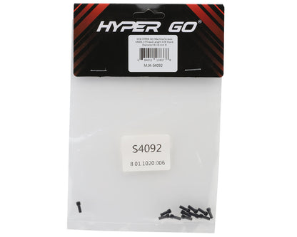 MJX HYPER GO 4x9.2mm Hex Head Machine Pin Screws (12)