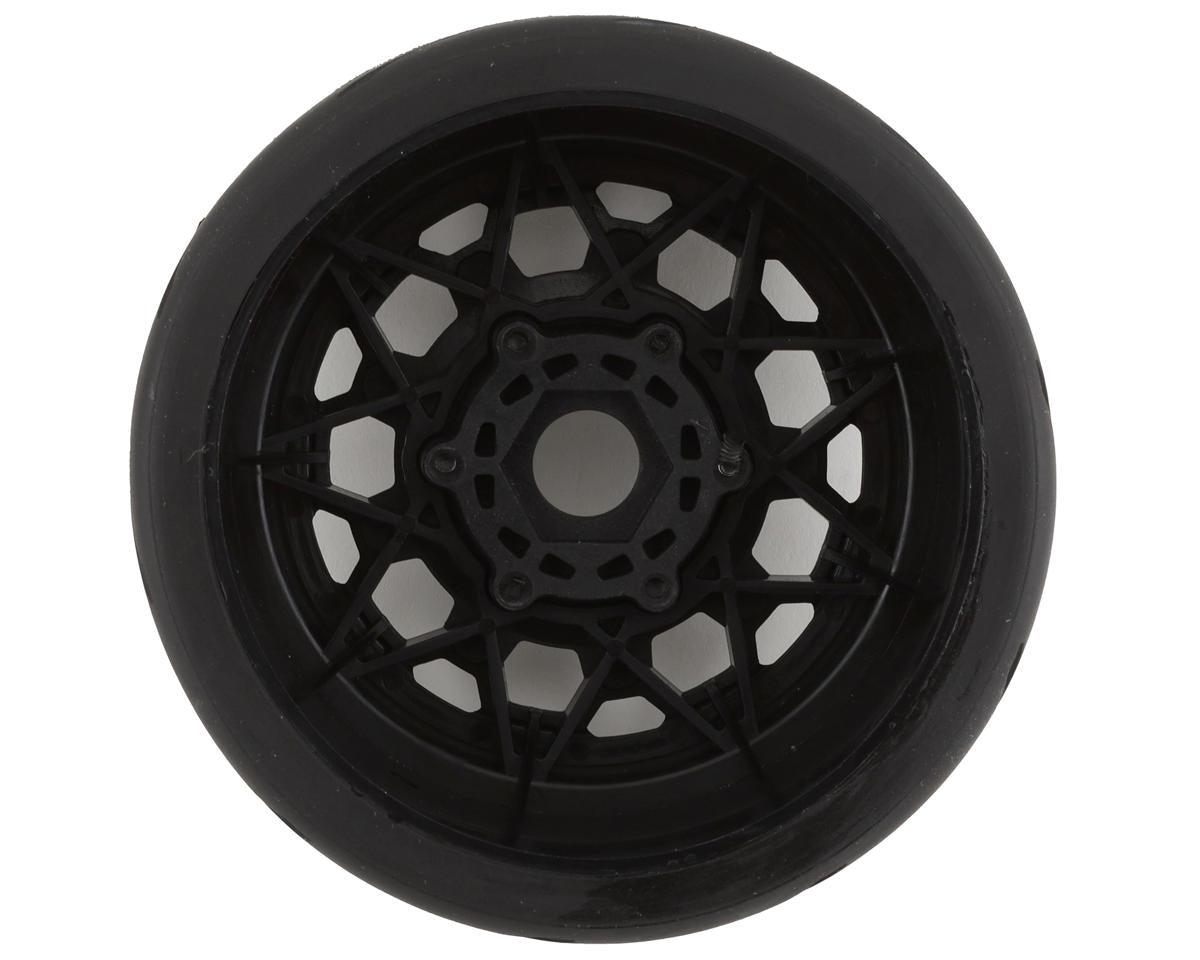 Method RC Velociter Belted Pre-Mount 1/7 Front On-Road Tires (Black) (2)