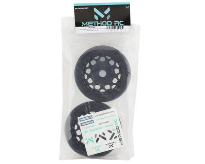 Method RC Velociter Belted Pre-Mount 1/7 Front On-Road Tires (Black) (2)