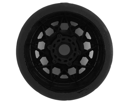 Method RC Velociter Belted Pre-Mount 1/7 On-Road Rear Tires (Black) (2)