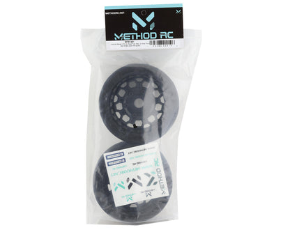 Method RC Velociter Belted Pre-Mount 1/7 On-Road Rear Tires (Black) (2)