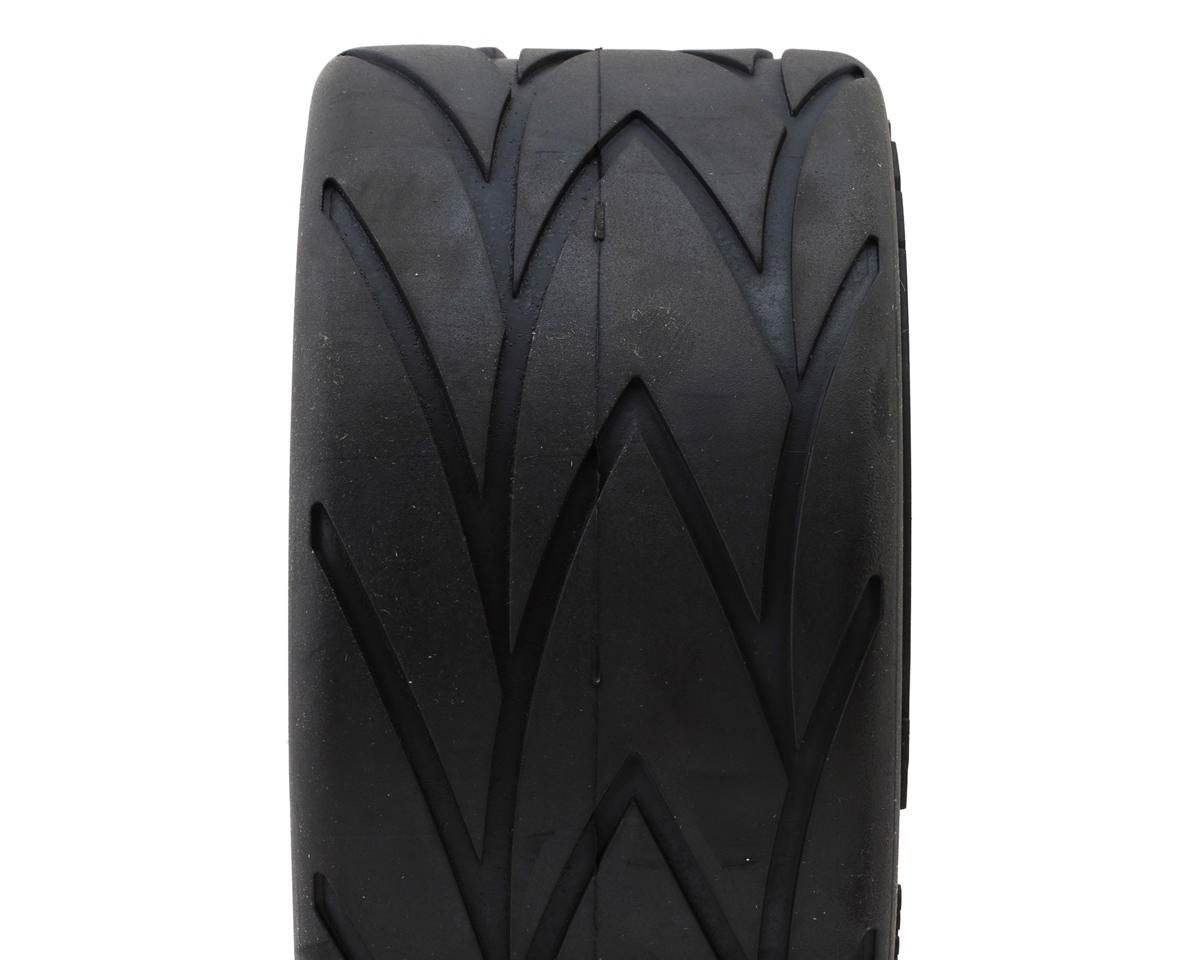 Method RC Velociter Belted Pre-Mount 1/7 On-Road Rear Tires (Black) (2)