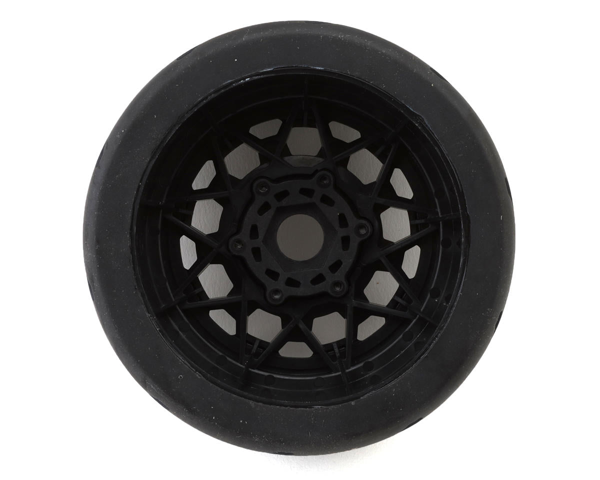 Method RC Velociter Belted Pre-Mount 1/7 On-Road Rear Tires (Black) (2)