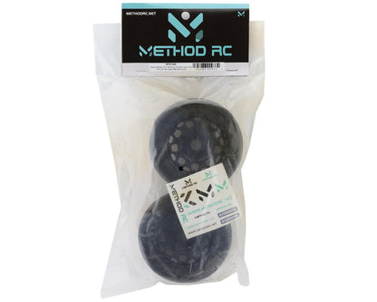 Method RC Velociter Belted Pre-Mount 1/7 On-Road Rear Tires (Black) (2)