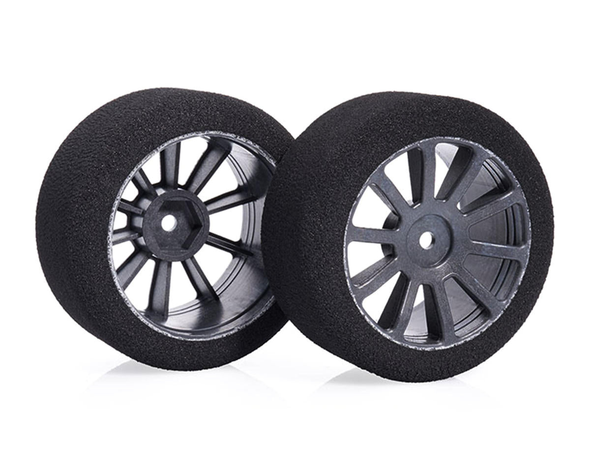 Matrix 30mm 1/10 Foam Rear Tires (Air Carbon Rim) (2) (12mm Hex) (45 Shore)