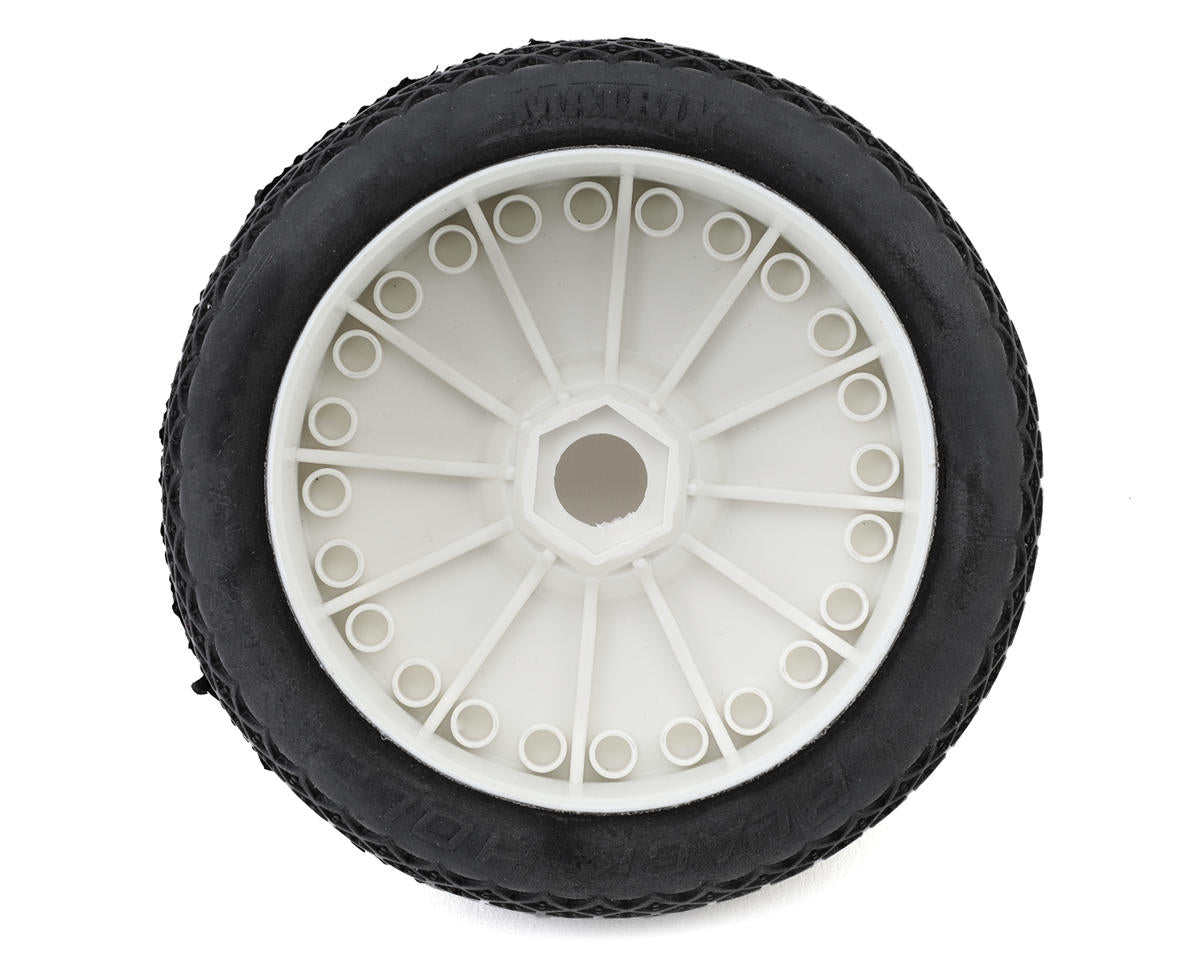 Matrix Blackhole 1/8 Pre-Mounted Buggy (2024 Champion) Tires (White) (2) (Hard)