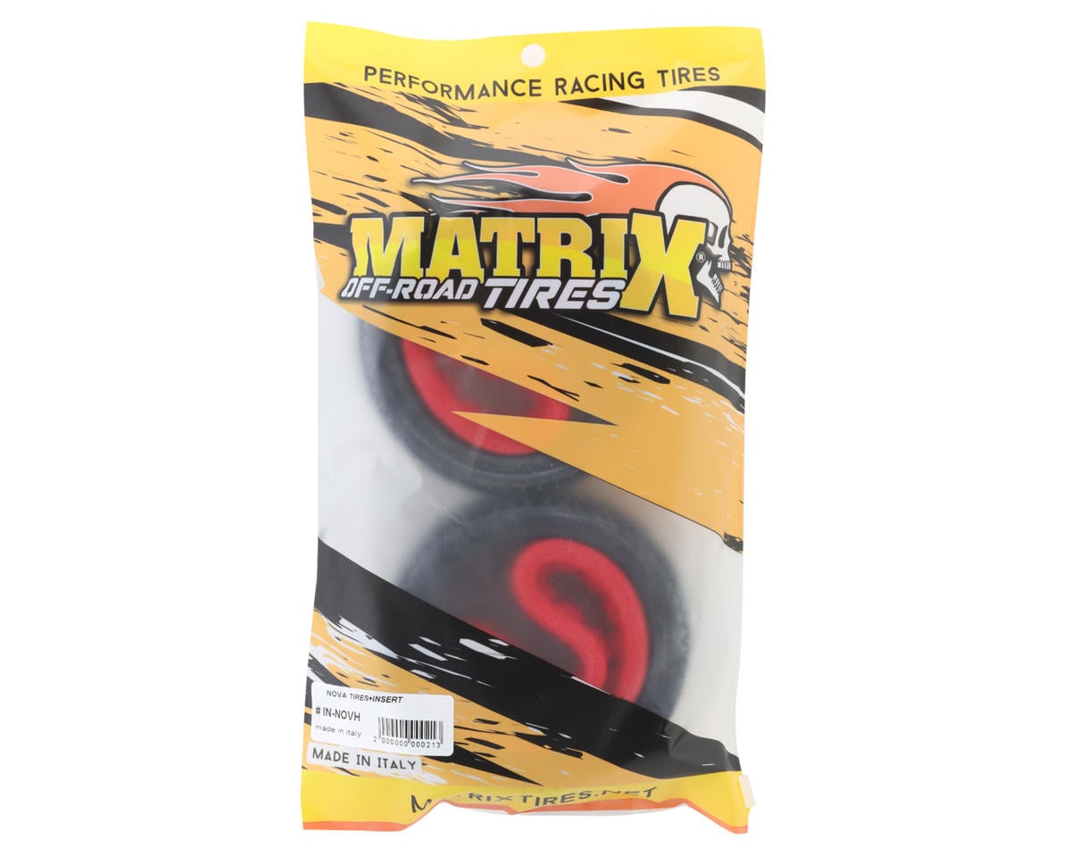 Matrix Nova 1/8 Off-Road Buggy Tires w/Inserts (2) (Soft)