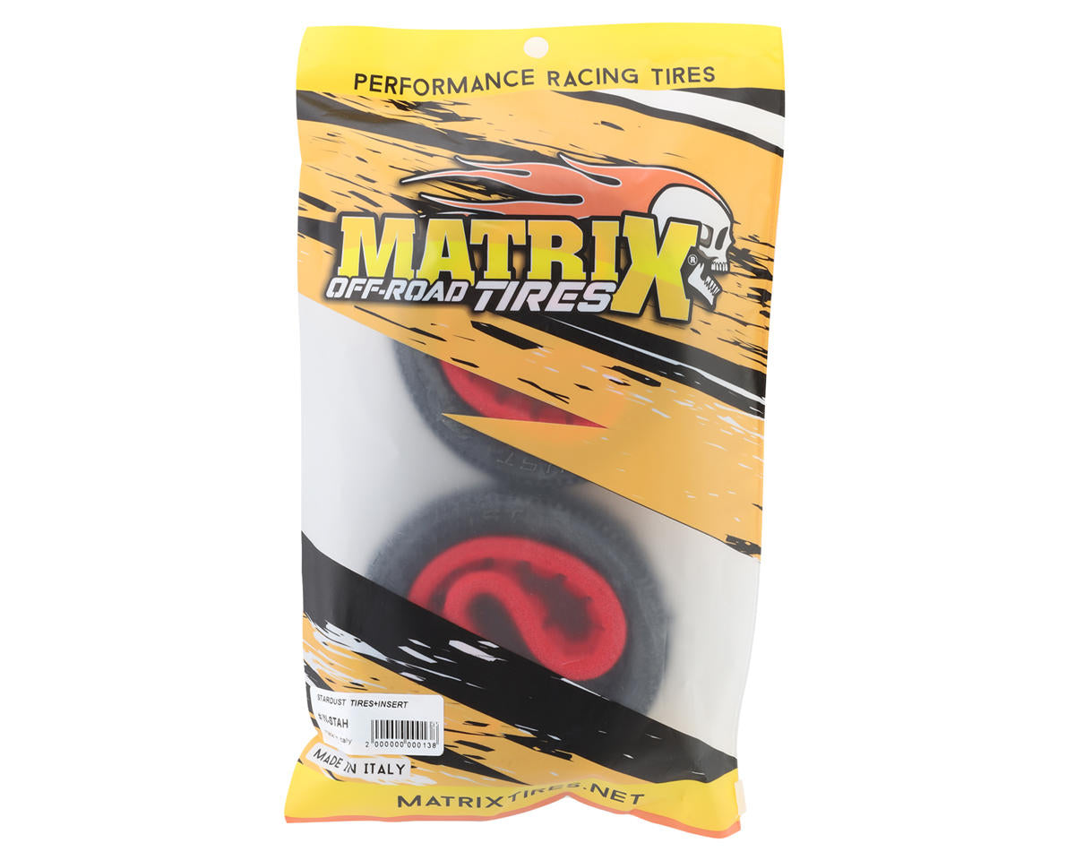 Matrix Stardust 1/8 Off-Road Buggy Tires w/Inserts (2) (Clay Super Soft)