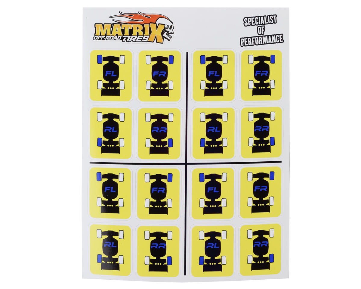 Matrix Compound Hardness Standard Decals Set (US-SS-S-M-H)