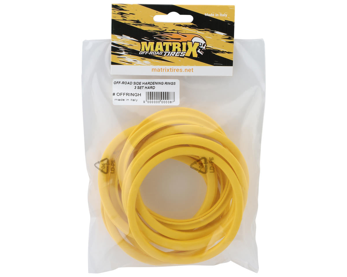 Matrix 1/8 Buggy Tire Side Wall Hardening Rings (12) (Hard)