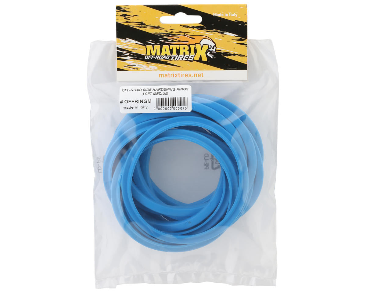 Matrix 1/8 Buggy Tire Side Wall Hardening Rings (12) (Medium)