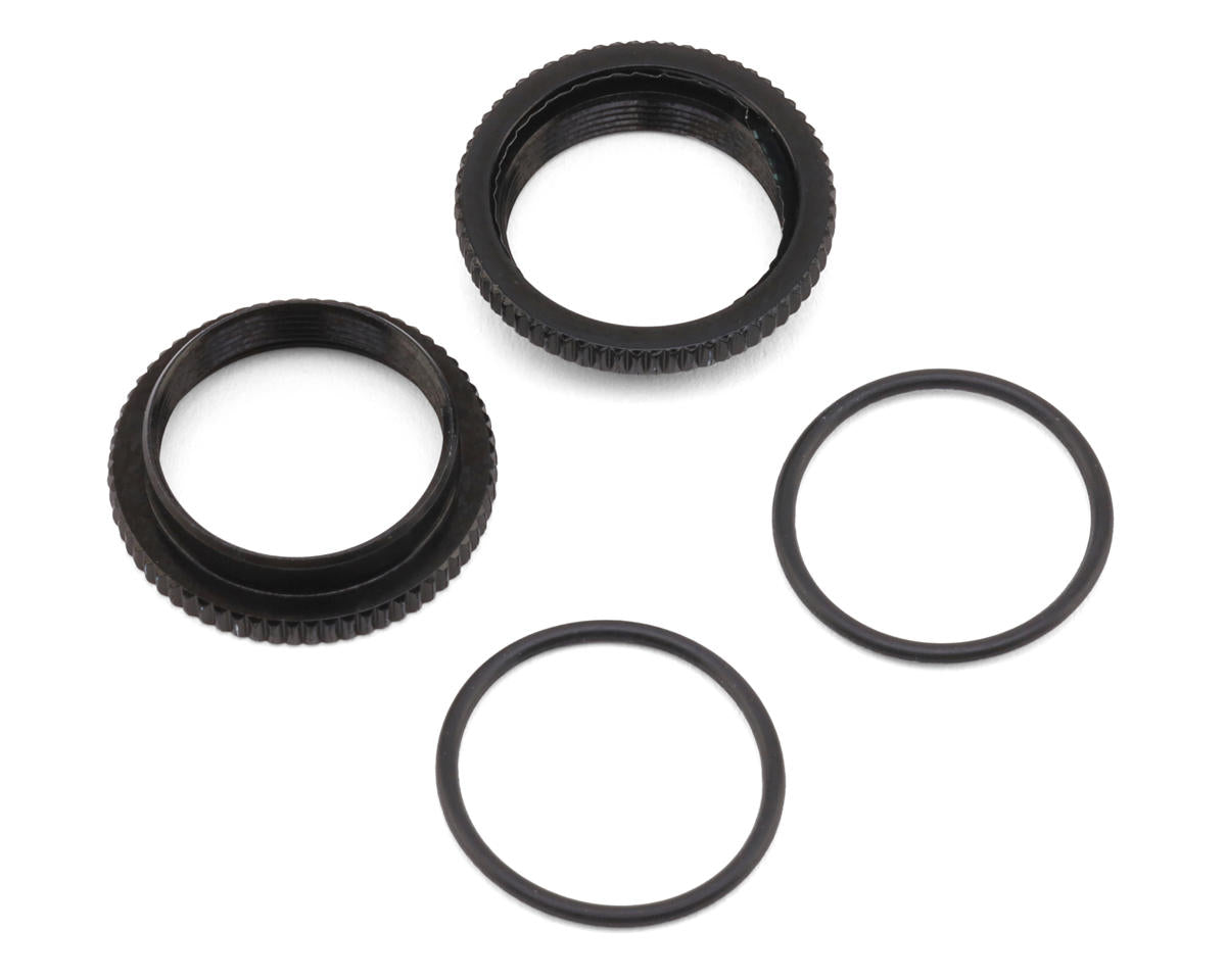Mugen Seiki MTC3 Aluminum Shock Collars w/O-Rings (2)