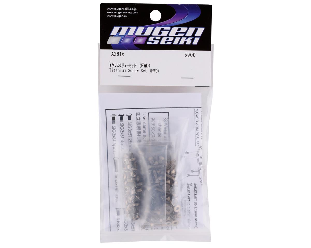 Mugen Seiki MTC2 FWD Titanium Screw Set