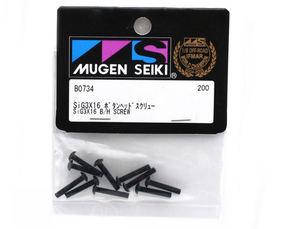 Mugen Seiki 3x16mm SIG Button Head Screw (10)