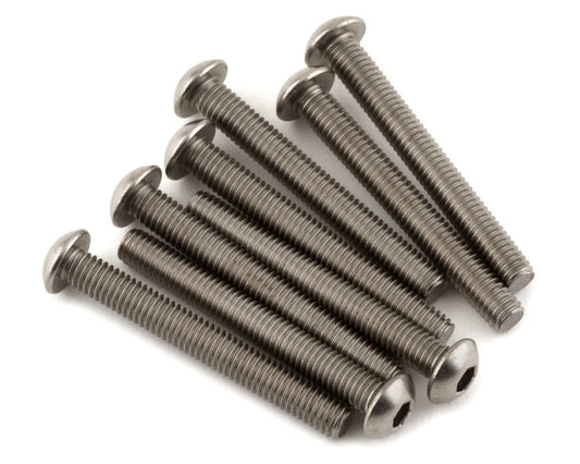 Mugen Seiki 3x25mm Titanium Button Head Screw (8)