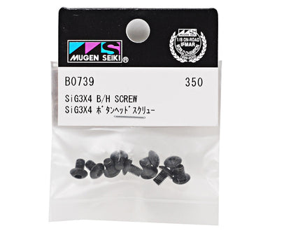 Mugen Seiki SIG 3x4mm Button Head Screw (10)