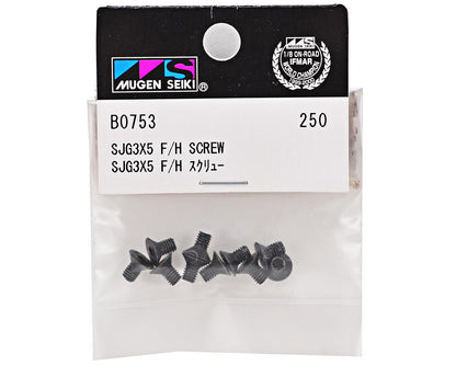 Mugen Seiki 3x5mm Flat Head Screw (10)