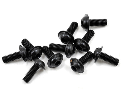 Mugen Seiki 3x8mm SJG Flanged Button Head Hex Screw (10)