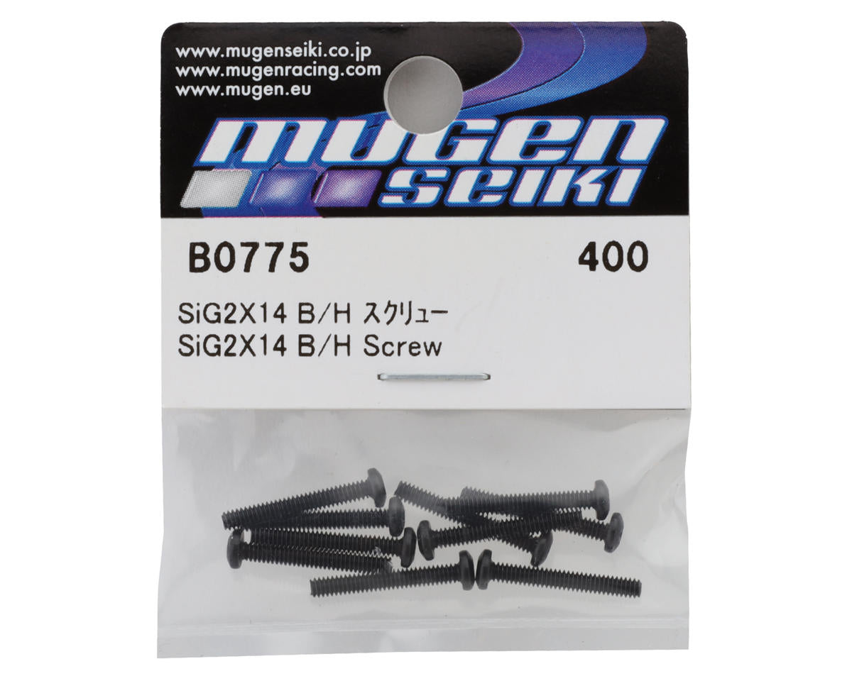 Mugen Seiki 2x14 Button Head Hex Screw (10)
