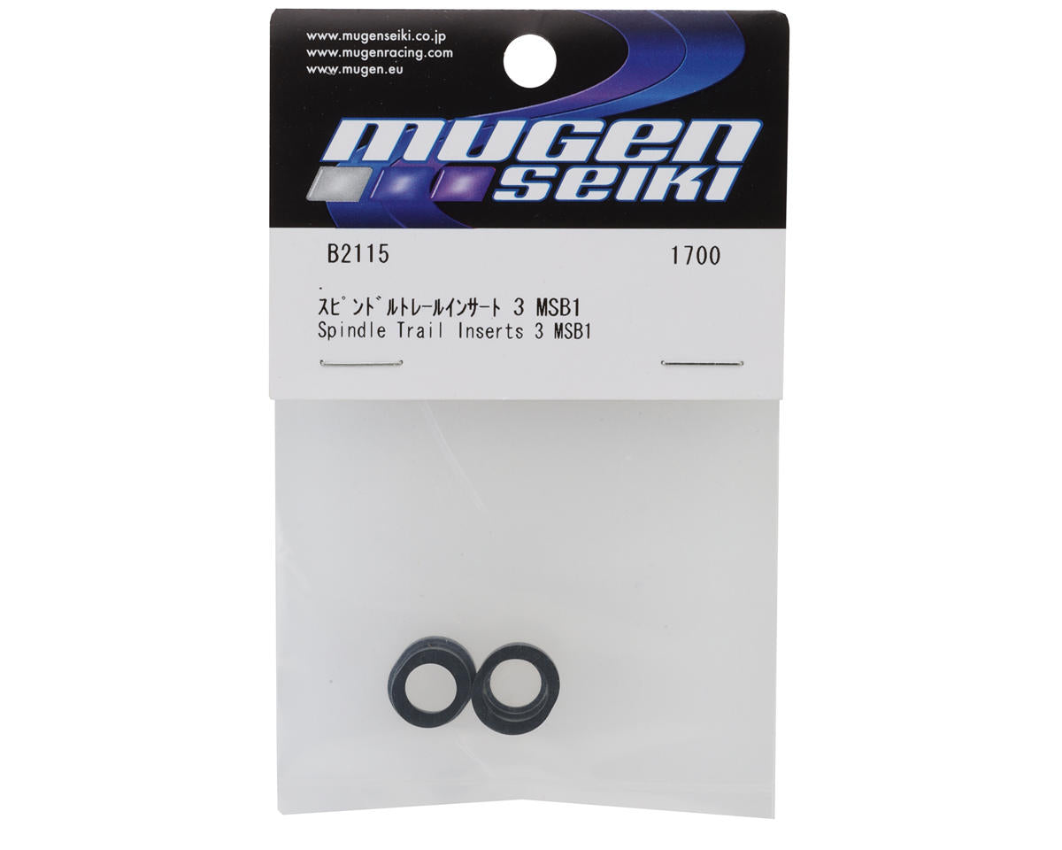 Mugen Seiki MSB1 1/10 2WD Buggy Front Axle Trailing Inserts (2) (3mm)