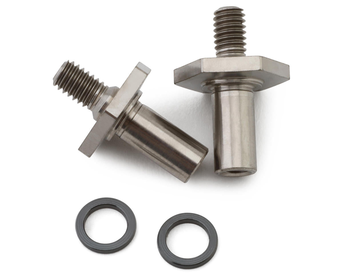 Mugen Seiki MSB1 1/10 2WD Buggy Titanium Front Axles (2)