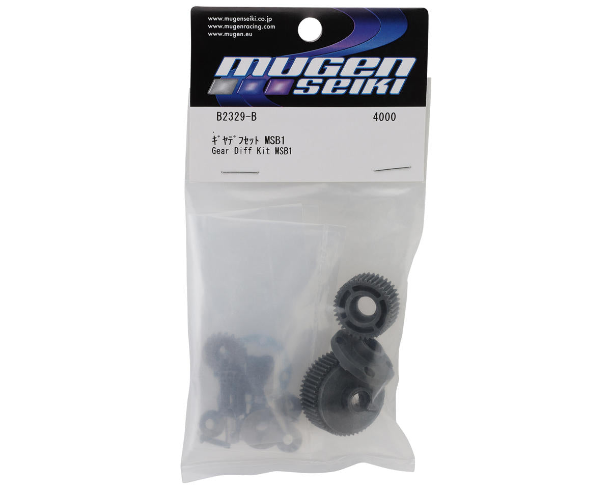 Mugen Seiki MSB1 Complete Gear Differential Assembly Set (Updated Version)