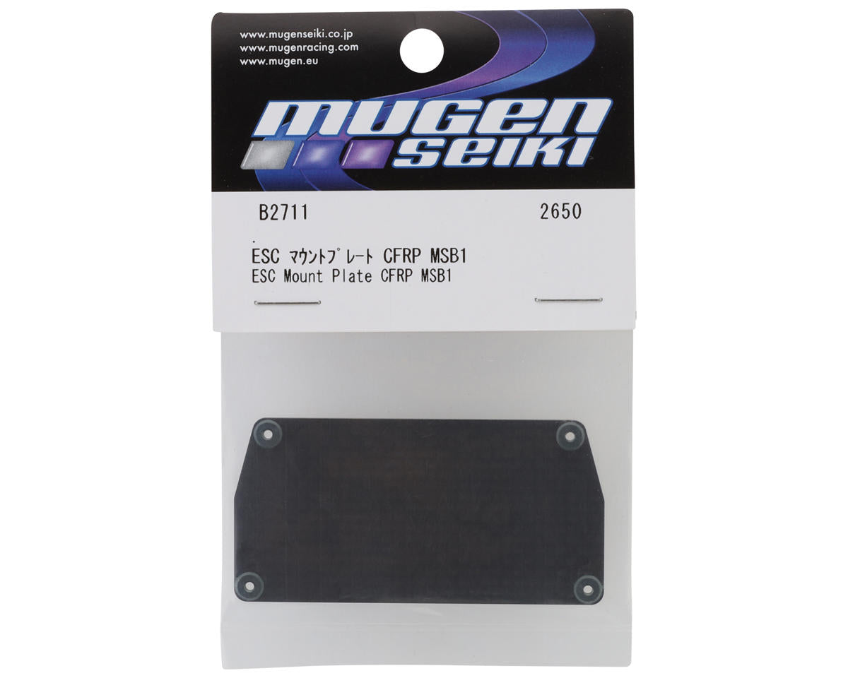 Mugen Seiki MSB1 1/10 2WD Buggy Graphite ESC Mount Plate