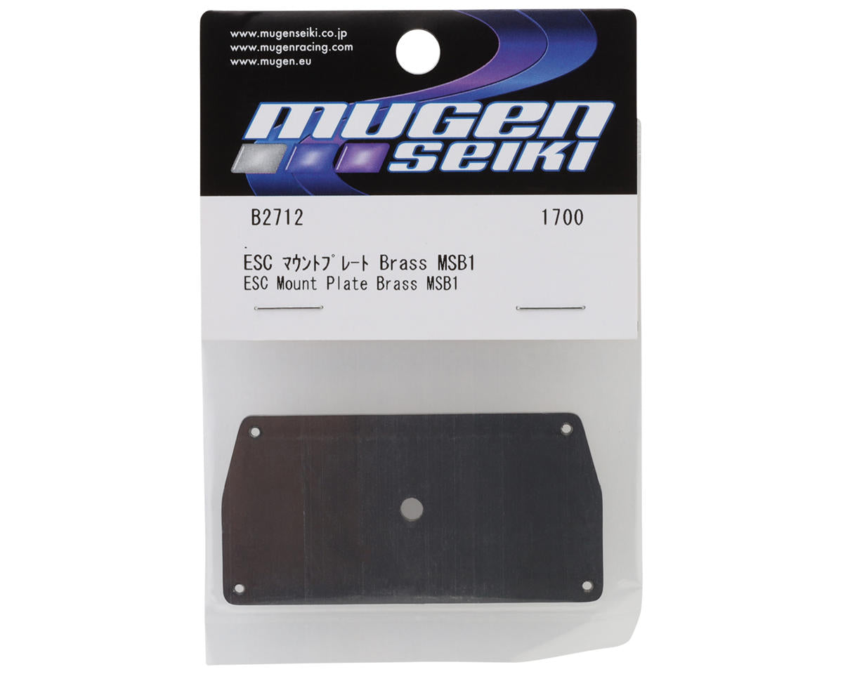 Mugen Seiki MSB1 Brass ESC Mount Plate
