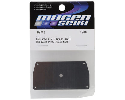 Mugen Seiki MSB1 Brass ESC Mount Plate