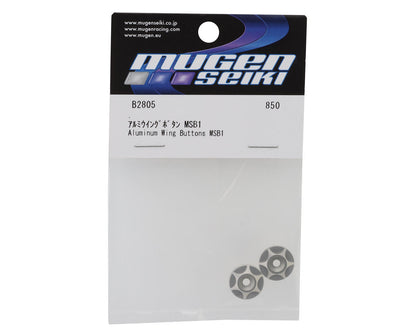 Mugen Seiki MSB1 1/10 2WD Buggy Aluminum Wing Buttons (2)