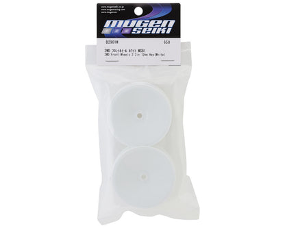 Mugen Seiki 2.2 Front Buggy Wheels (White) (2)