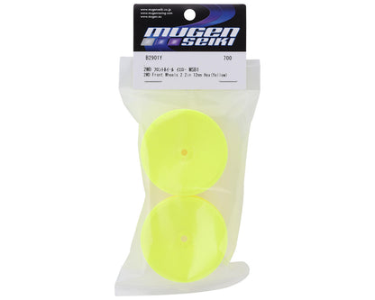 Mugen Seiki 2.2 Front Buggy Wheels (Yellow) (2) w/12mm Hex