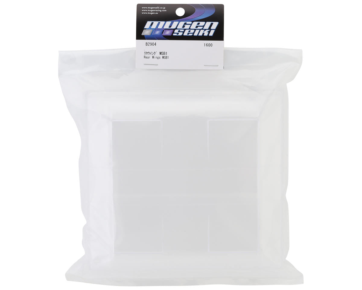 Mugen Seiki MSB1 Rear Wing (2) (Clear)
