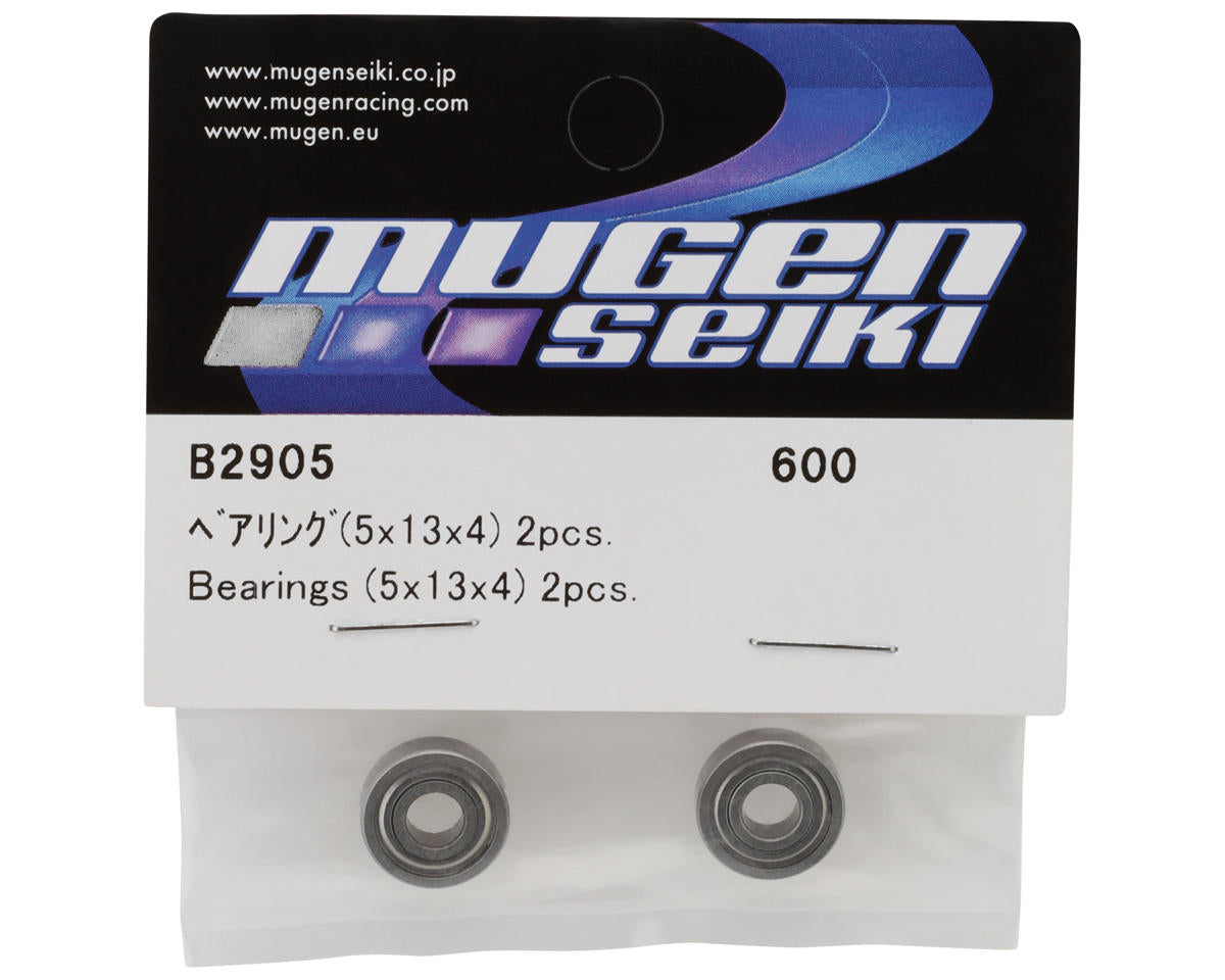 Mugen Seiki 5x13x4mm Metal Shielded Ball Bearings (2)