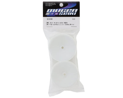 Mugen Seiki 2.2 Narrow Front Buggy Wheels (White) (2) w/12mm Hex