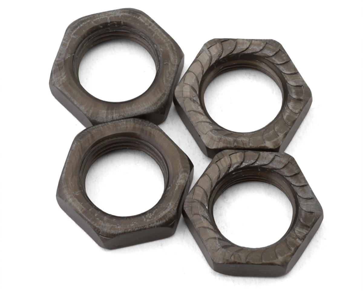 Mugen Seiki 17mm Self Locking Wheel Nut (Grey) (4)