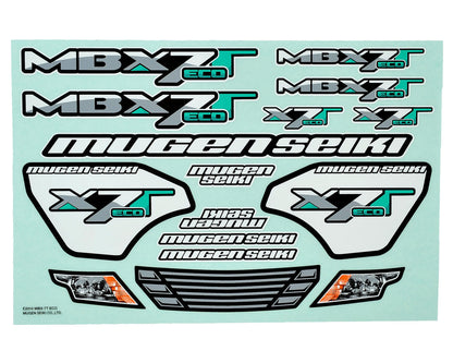 Mugen Seiki MBX7TE Decal Sheet