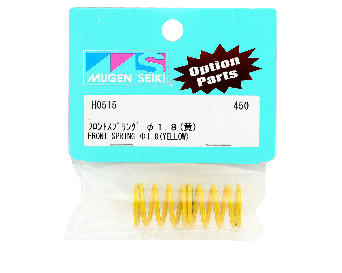 Mugen Seiki 1.8mm Front Damper Springs (Yellow) (2)
