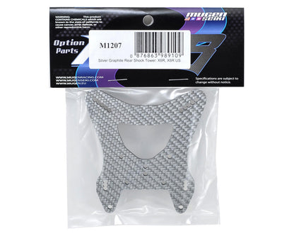 Mugen Seiki Graphite Rear Shock Tower (Silver) (X6R US)